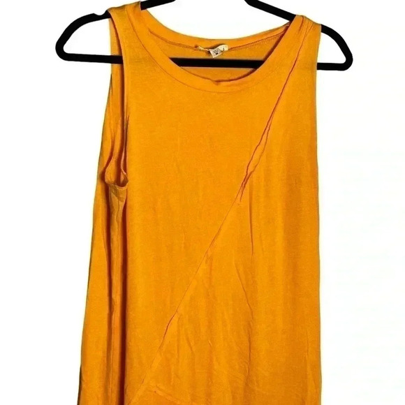 See you Monday Orange Cotton Maxi Dress Medium - Picture 2 of 5